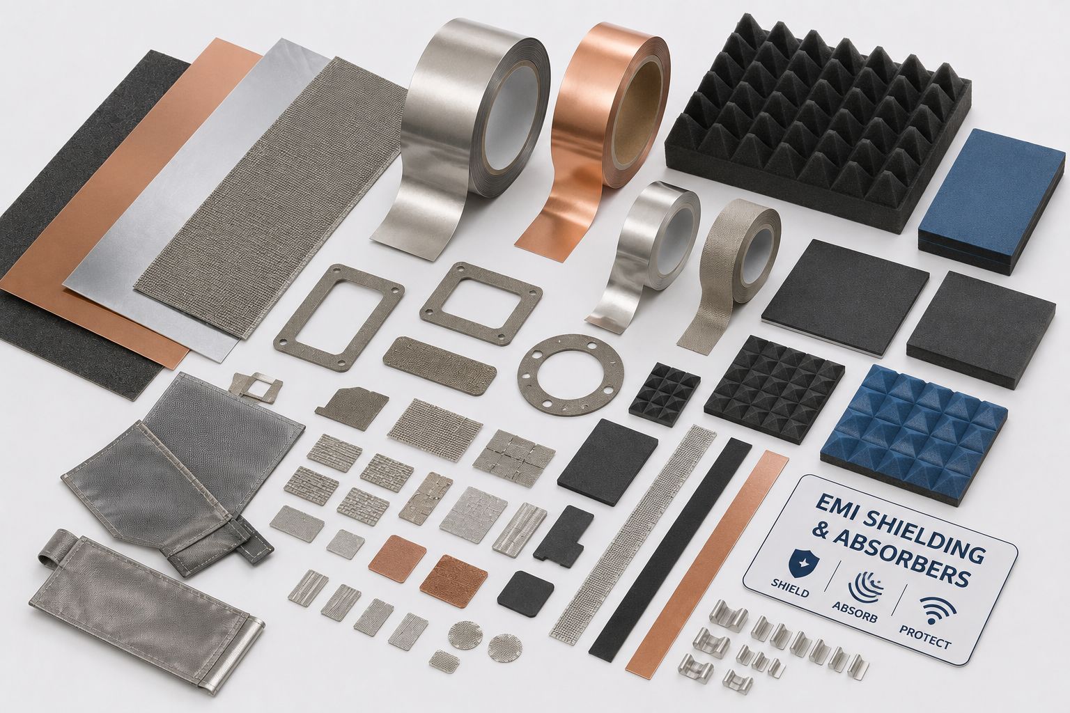 EMI Shielding and Absorber Materials